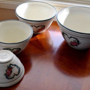 Serving Dishes, pitcher, bowls and condiment set